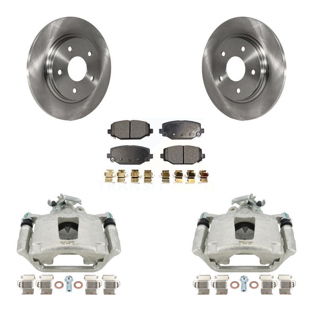 Transit Auto KC8-100643P Disc Brake Kit for 2017-2018 Dodge Grand Caravan - Rear product image