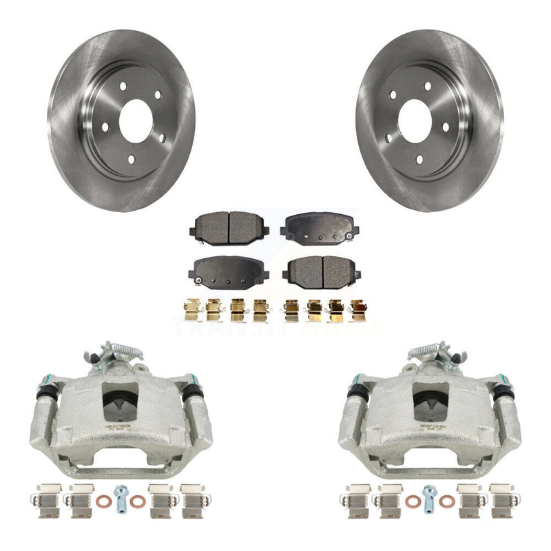 Transit Auto KC8-100643P Disc Brake Kit for 2017-2018 Dodge Grand Caravan - Rear product image