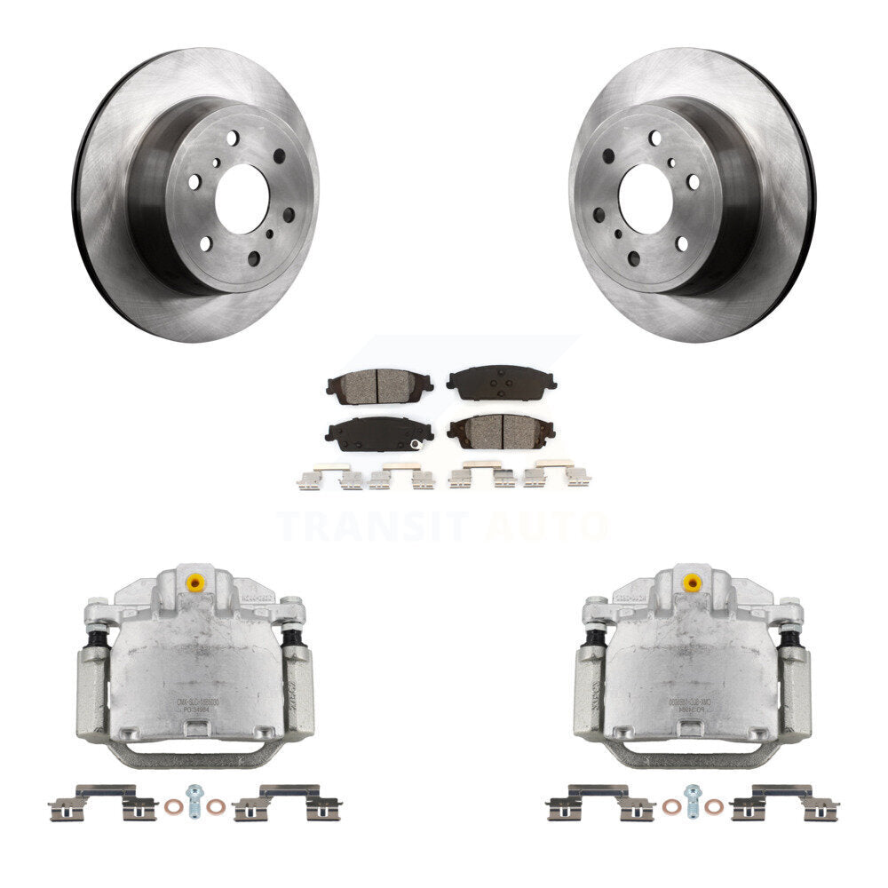 Transit Auto KC8-100645S Disc Brake Kit for 2014-2020 Chevrolet Suburban, Chevrolet Silverado 1500 LD, GMC Sierra 1500 Limited & more - Rear product image