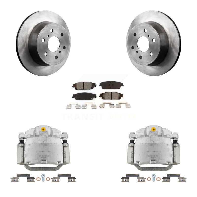 Transit Auto KC8-100645S Disc Brake Kit for 2014-2020 Chevrolet Suburban, Chevrolet Silverado 1500 LD, GMC Sierra 1500 Limited & more - Rear product image