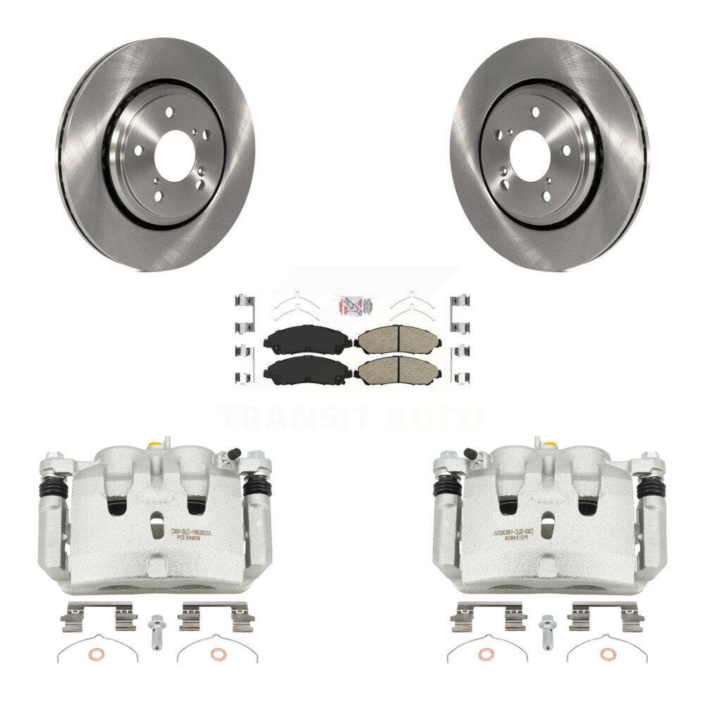 Transit Auto KC8-100646N Disc Brake Kit for 2016-2021 Acura MDX, Honda Ridgeline, Honda Pilot - Front product image
