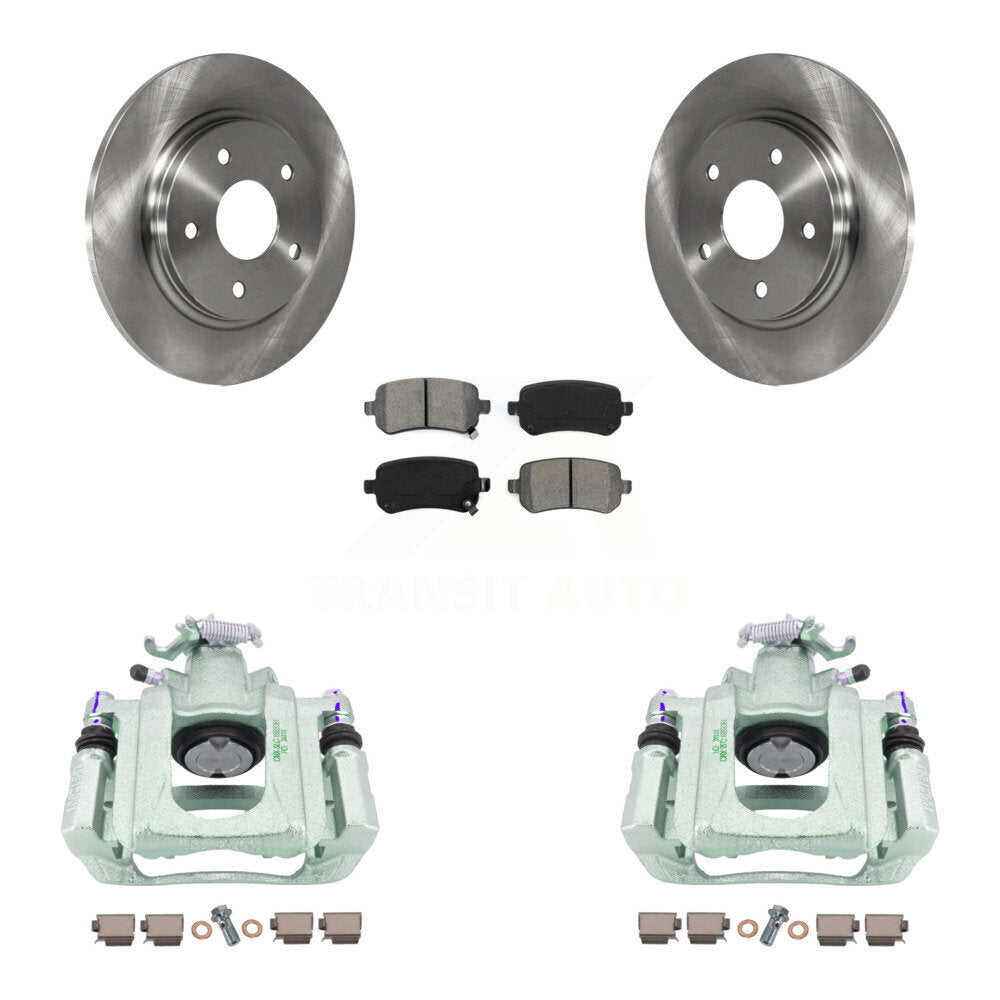 Transit Auto KC8-100648S Disc Brake Kit for 2008-2012 Ram C/V, Volkswagen Routan, Chrysler Town & Country & more - Rear product image