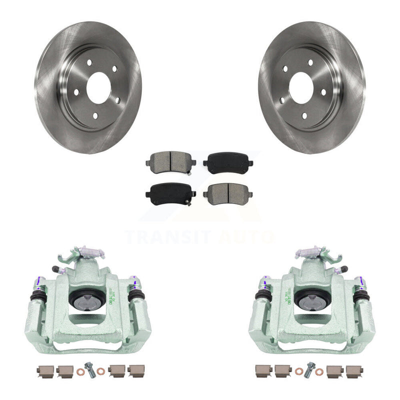 Transit Auto KC8-100648S Disc Brake Kit for 2008-2012 Ram C/V, Volkswagen Routan, Chrysler Town & Country & more - Rear product image