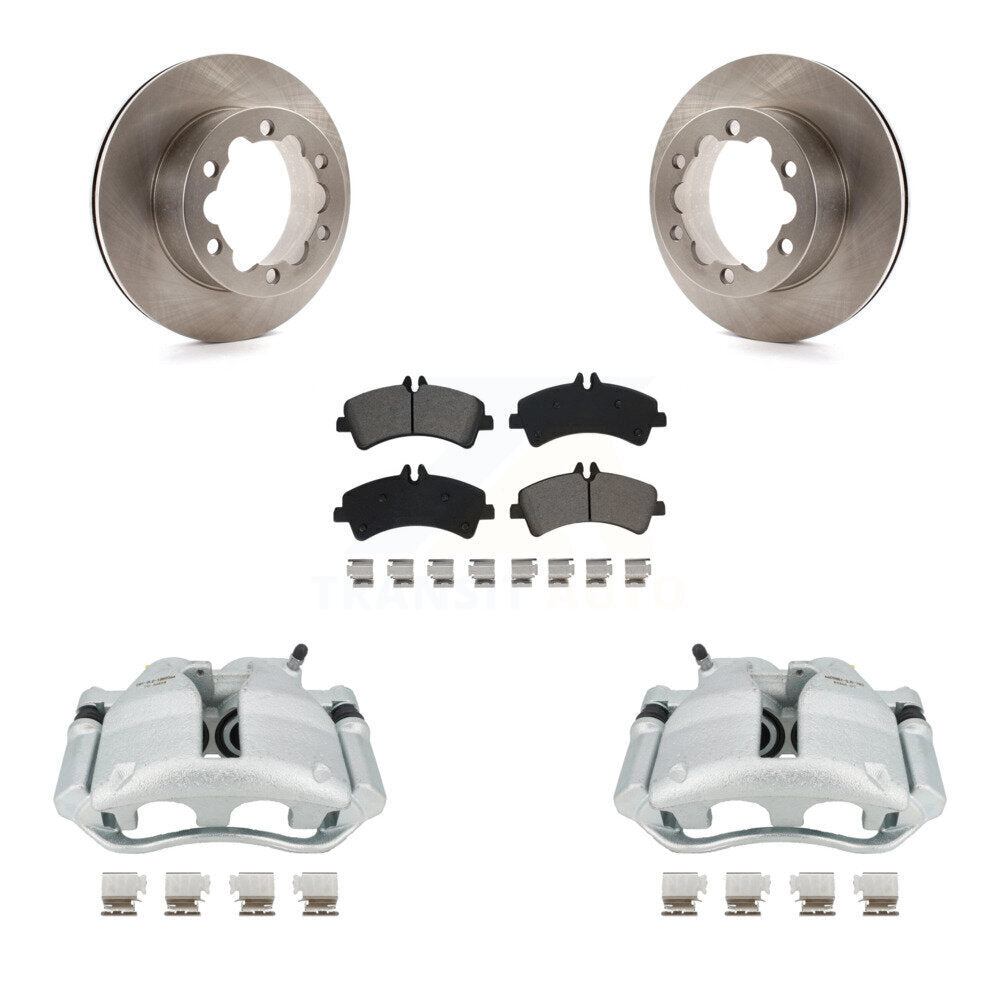 Transit Auto KC8-100653S Disc Brake Kit for 2007-2018 Freightliner Sprinter 3500, Mercedes-Benz Sprinter 3500XD, Mercedes-Benz Sprinter 3500 & more - Rear product image
