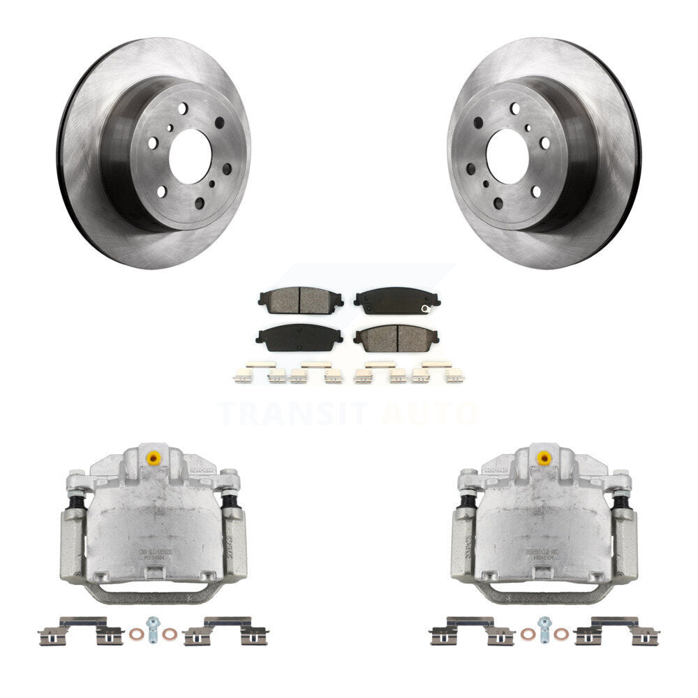 Transit Auto KC8-100658S Disc Brake Kit for 2007-2014 Chevrolet Silverado 1500, GMC Sierra 1500, Cadillac Escalade & more - Rear product image