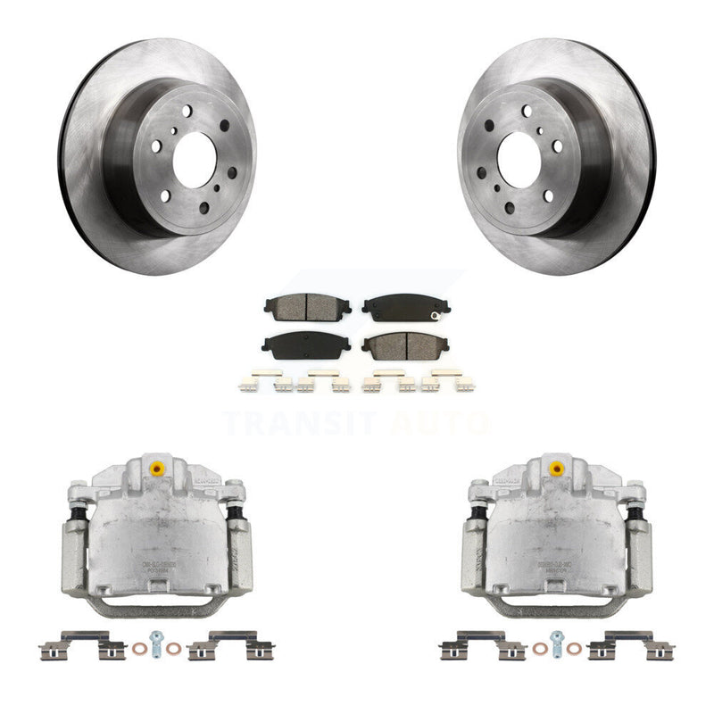 Transit Auto KC8-100658S Disc Brake Kit for 2007-2014 Chevrolet Silverado 1500, GMC Sierra 1500, Cadillac Escalade & more - Rear product image