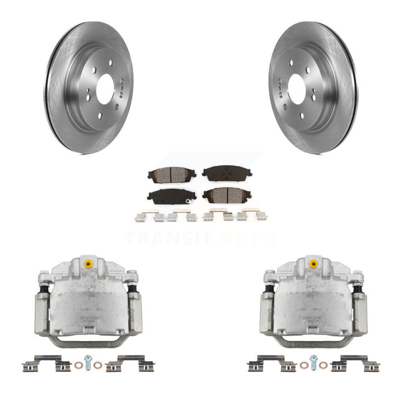 Transit Auto KC8-100659S Disc Brake Kit for 2019 Chevrolet Silverado 1500 LD, GMC Sierra 1500 Limited - Rear product image