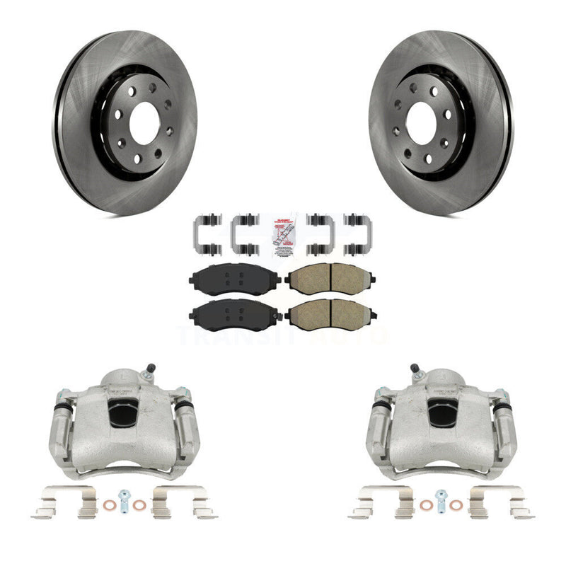 Transit Auto KC8-100660N Disc Brake Kit for 2004-2016 Chevrolet Spark EV, Chevrolet Spark, Pontiac G3 & more - Front product image