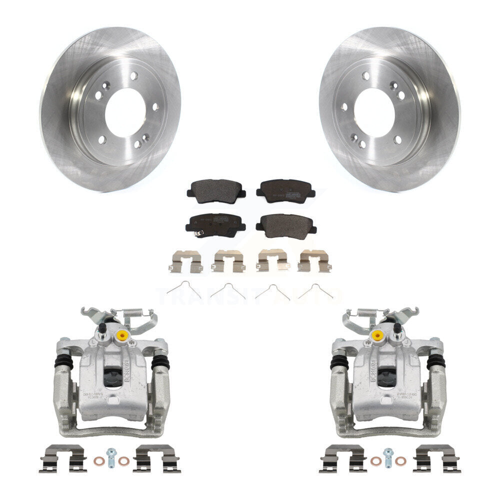 Transit Auto KC8-100662P Disc Brake Kit for 2017-2022 Kia Niro, Hyundai Elantra, Hyundai Ioniq - Rear product image