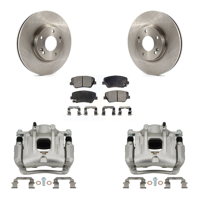Transit Auto KC8-100662T Disc Brake Kit for 2010-2013 Kia Sorento, Hyundai Santa Fe - Front product image