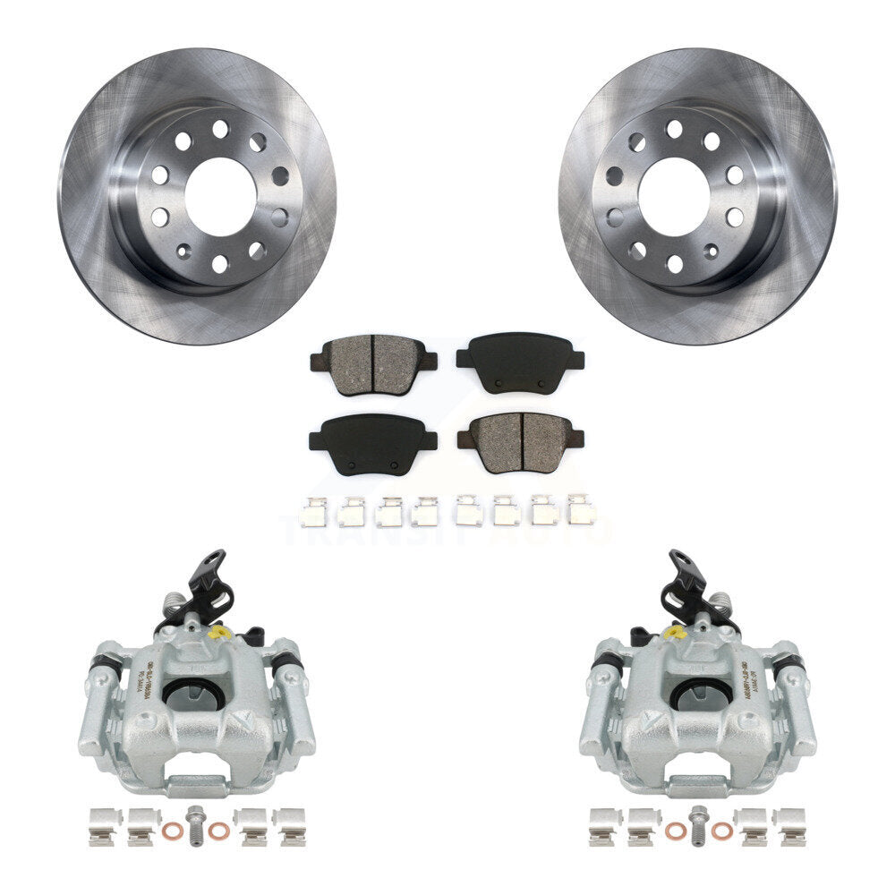 Transit Auto KC8-100663S Disc Brake Kit for 2010-2013 Volkswagen GTI, Volkswagen Eos, Audi A3 - Rear product image