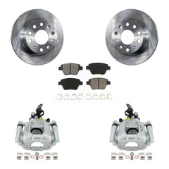 Transit Auto KC8-100663S Disc Brake Kit for 2010-2013 Volkswagen GTI, Volkswagen Eos, Audi A3 - Rear product image