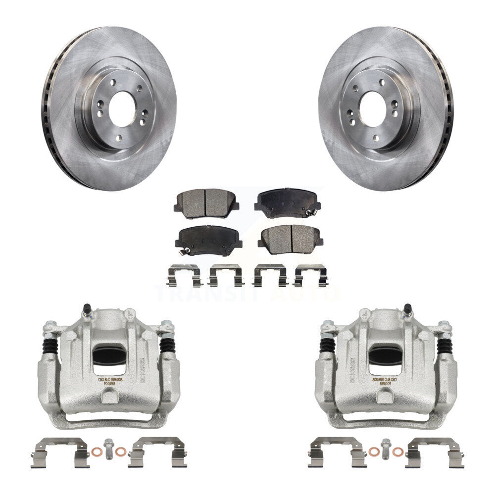 Transit Auto KC8-100663T Disc Brake Kit for 2013-2016 Kia Sorento, Hyundai Santa Fe Sport - Front product image