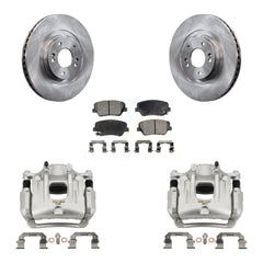 Transit Auto KC8-100663T Disc Brake Kit for 2013-2016 Kia Sorento, Hyundai Santa Fe Sport - Front product image