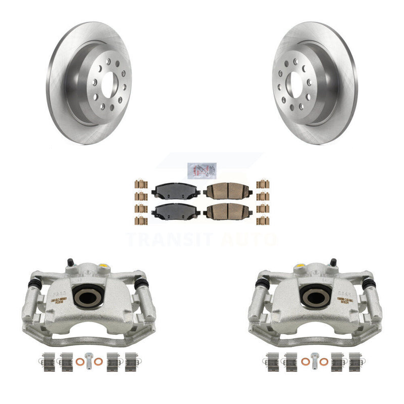 Transit Auto KC8-100666N Disc Brake Kit for 2018-2020 Jeep Wrangler - Rear product image