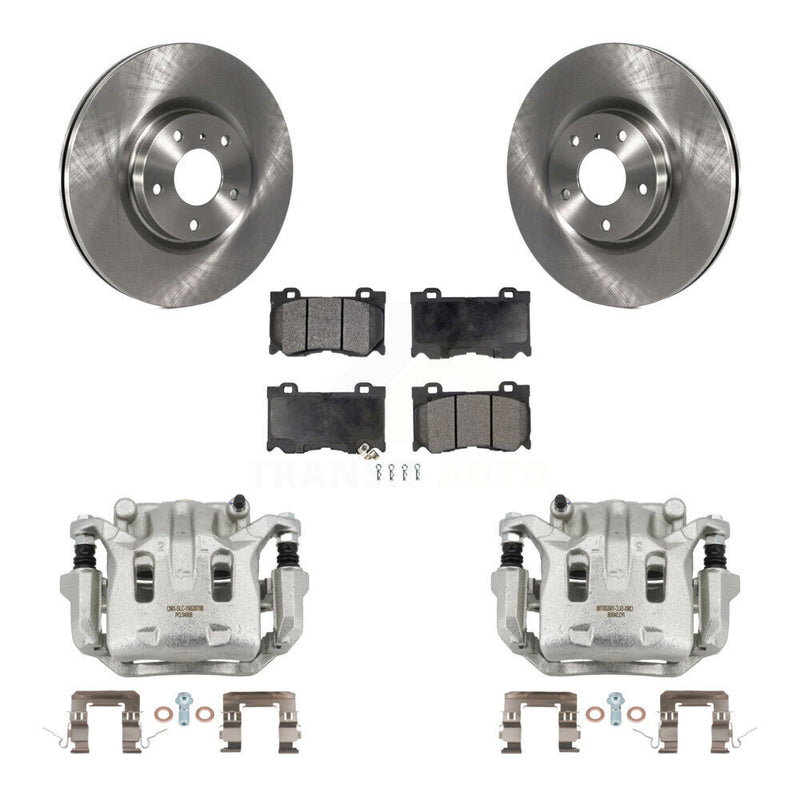 Transit Auto KC8-100668T Disc Brake Kit for 2009-2013 INFINITI G37 - Front product image