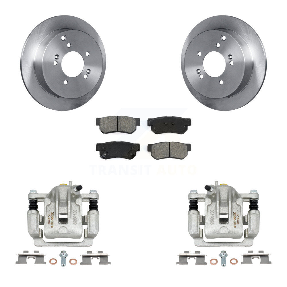Transit Auto KC8-100669S Disc Brake Kit for 2005-2010 Hyundai Tucson, Kia Sportage - Rear product image