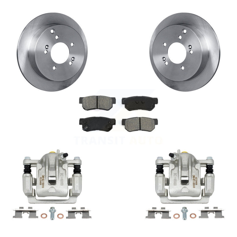Transit Auto KC8-100669S Disc Brake Kit for 2005-2010 Hyundai Tucson, Kia Sportage - Rear product image