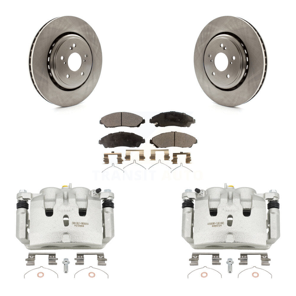 Transit Auto KC8-100669T Disc Brake Kit for 2014-2016 Acura MDX - Front product image