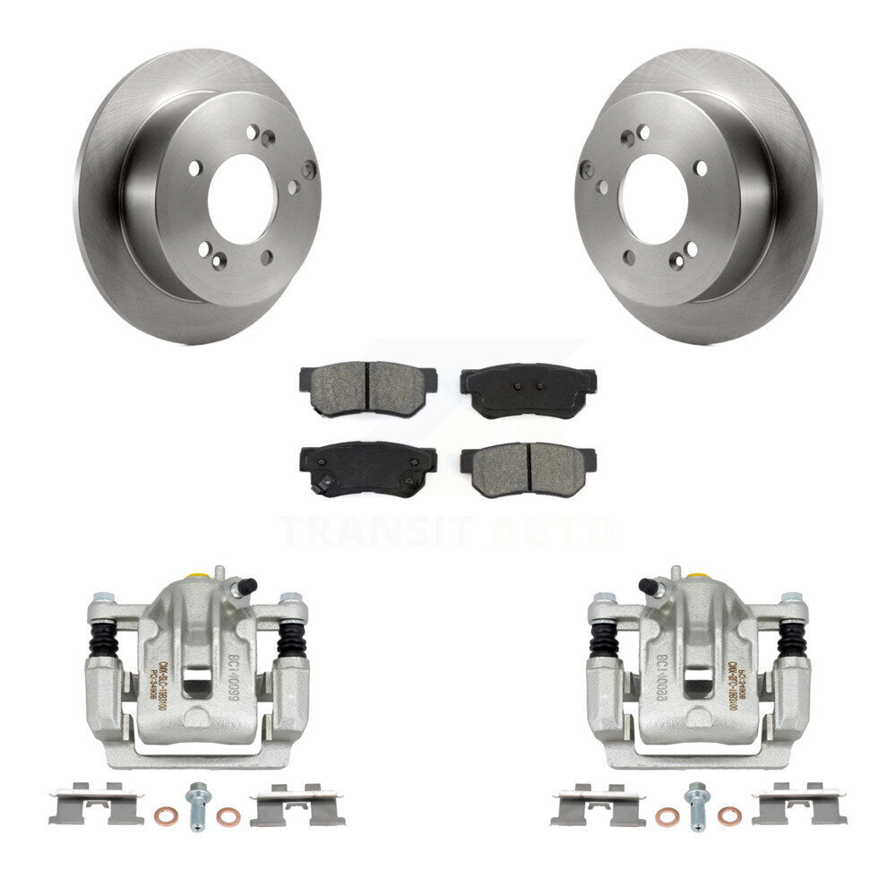 Transit Auto KC8-100670S Disc Brake Kit for 2005-2010 Hyundai Tucson, Kia Sportage - Rear product image