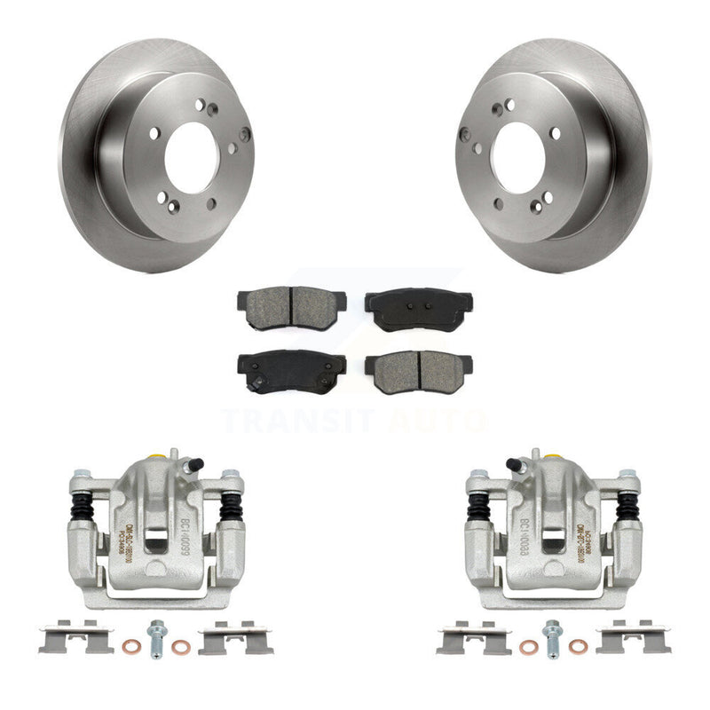 Transit Auto KC8-100670S Disc Brake Kit for 2005-2010 Hyundai Tucson, Kia Sportage - Rear product image