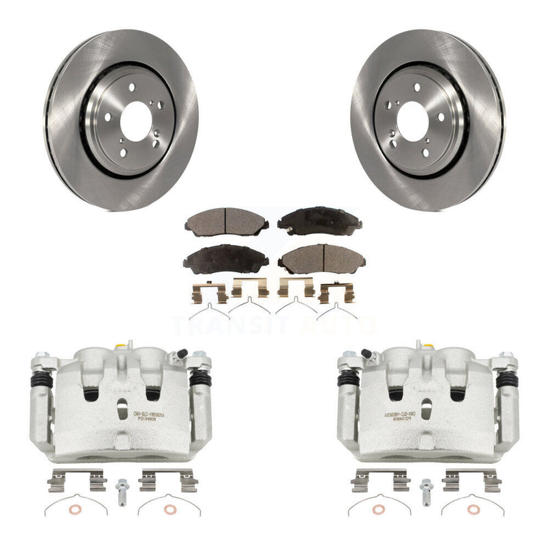 Transit Auto KC8-100670T Disc Brake Kit for 2016-2021 Acura MDX, Honda Ridgeline, Honda Pilot - Front product image