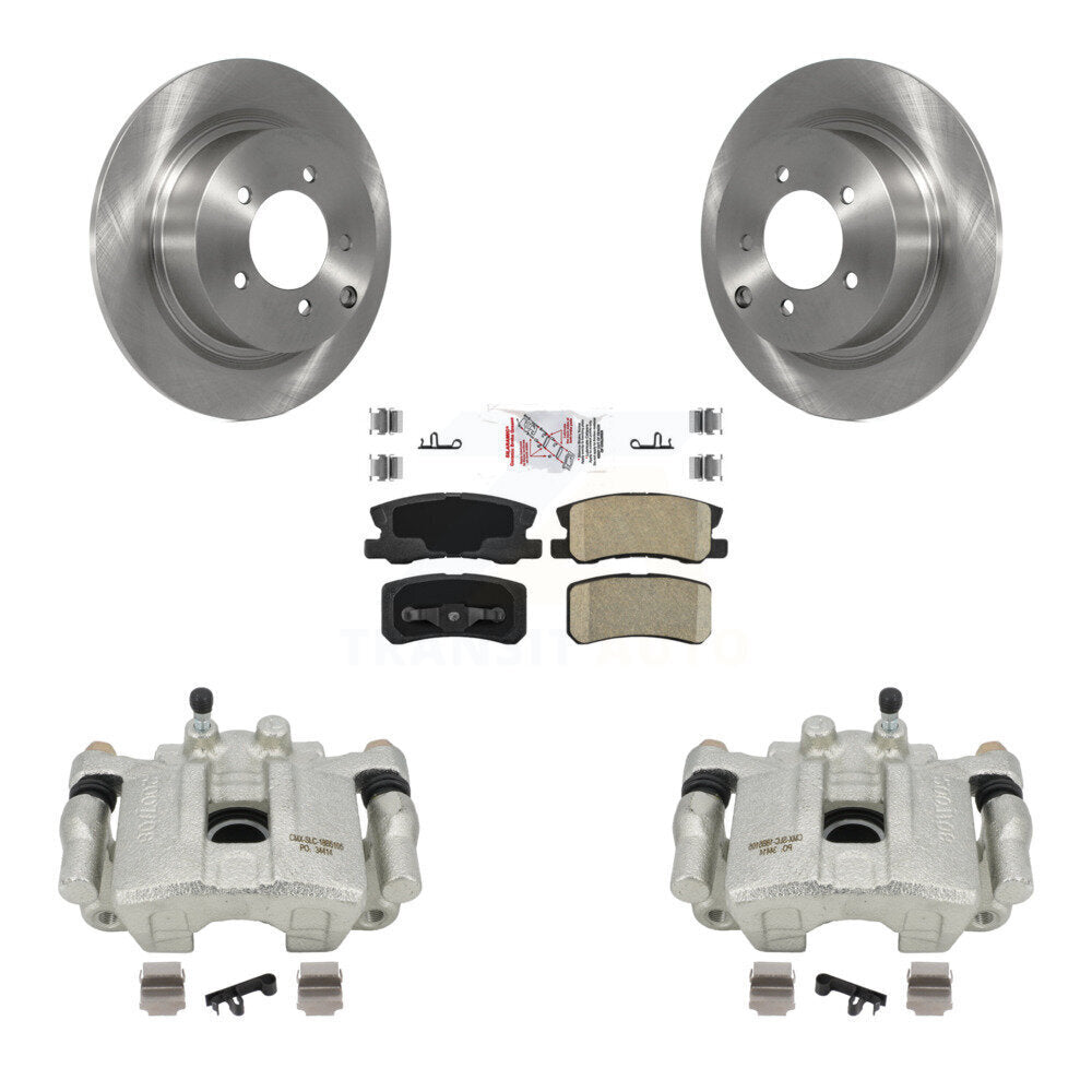 Transit Auto KC8-100674N Disc Brake Kit for 2007-2017 Jeep Compass, Mitsubishi Lancer, Mitsubishi Outlander & more - Rear product image