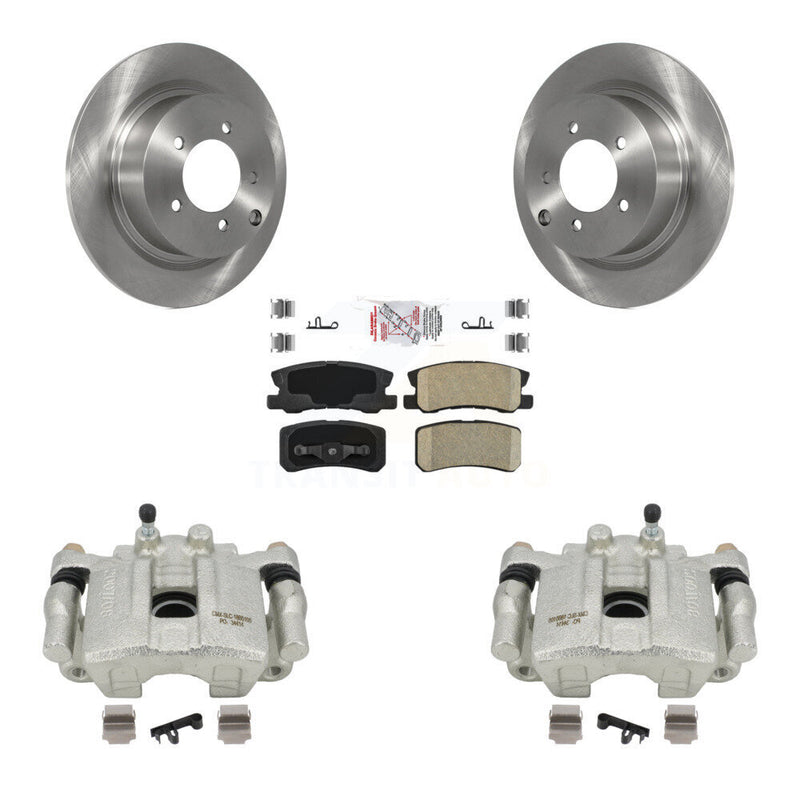 Transit Auto KC8-100674N Disc Brake Kit for 2007-2017 Jeep Compass, Mitsubishi Lancer, Mitsubishi Outlander & more - Rear product image