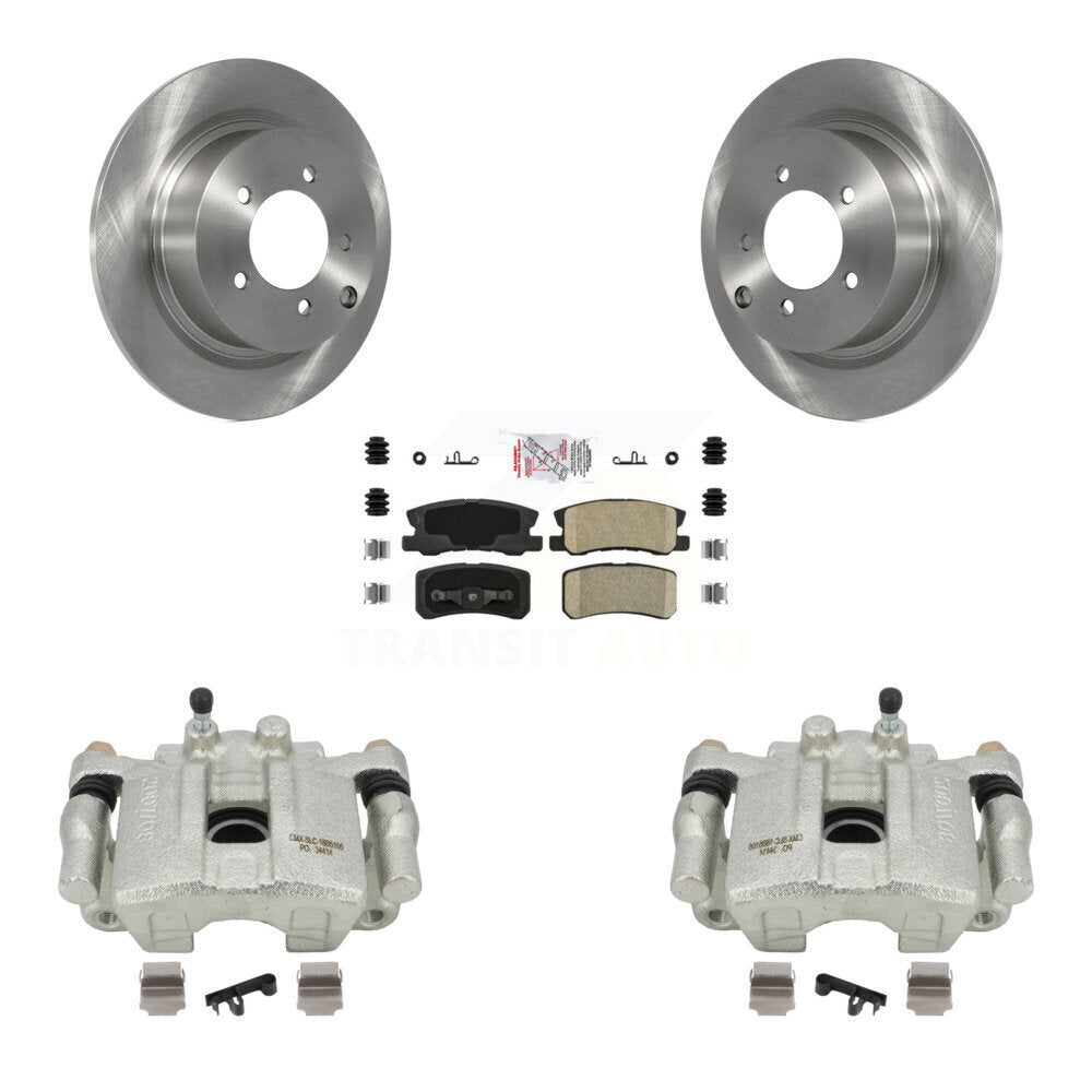 Transit Auto KC8-100675N Disc Brake Kit for 2007-2017 Jeep Compass, Mitsubishi Lancer, Mitsubishi Outlander & more - Rear product image