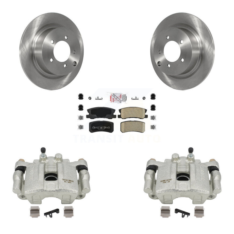 Transit Auto KC8-100675N Disc Brake Kit for 2007-2017 Jeep Compass, Mitsubishi Lancer, Mitsubishi Outlander & more - Rear product image