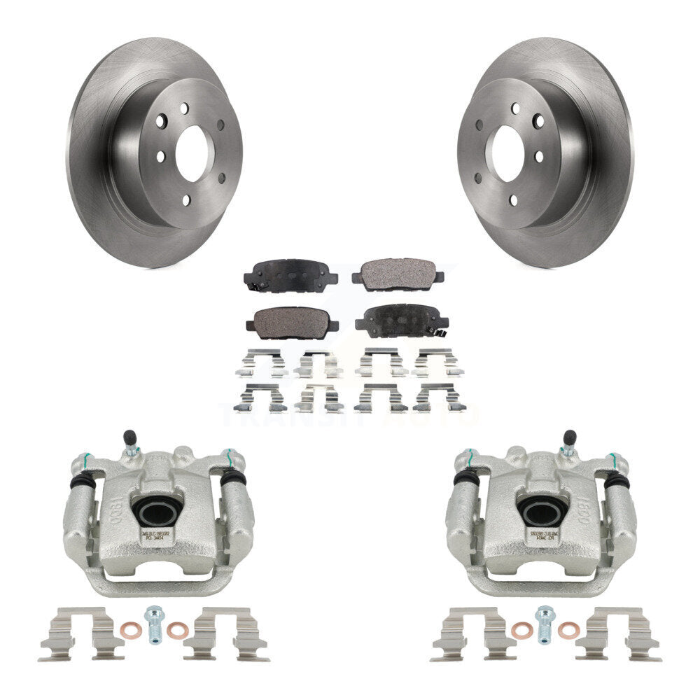 Transit Auto KC8-100676P Disc Brake Kit for 2007-2019 Nissan Juke, Nissan Sentra - Rear product image