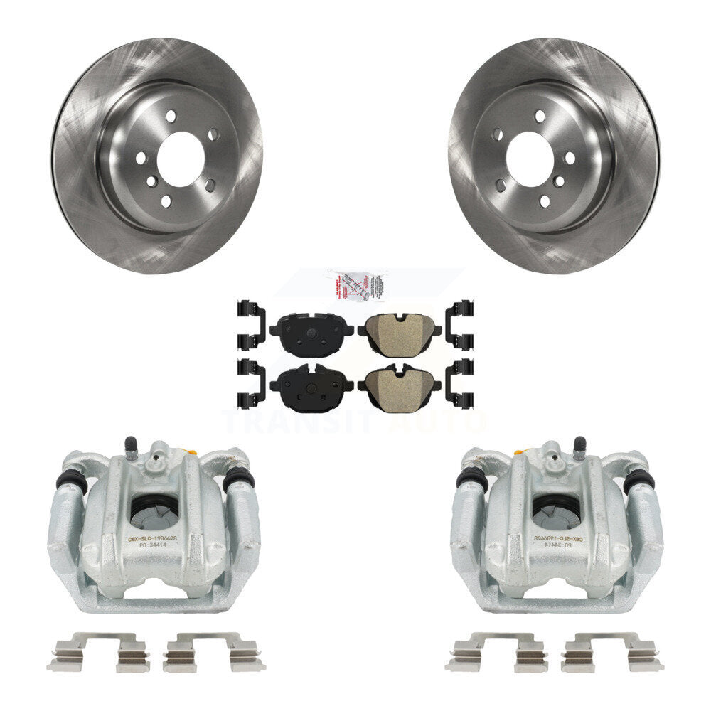 Transit Auto KC8-100683N Disc Brake Kit for 2011-2016 BMW 535d, BMW 535i, BMW 528i xDrive & more - Rear product image