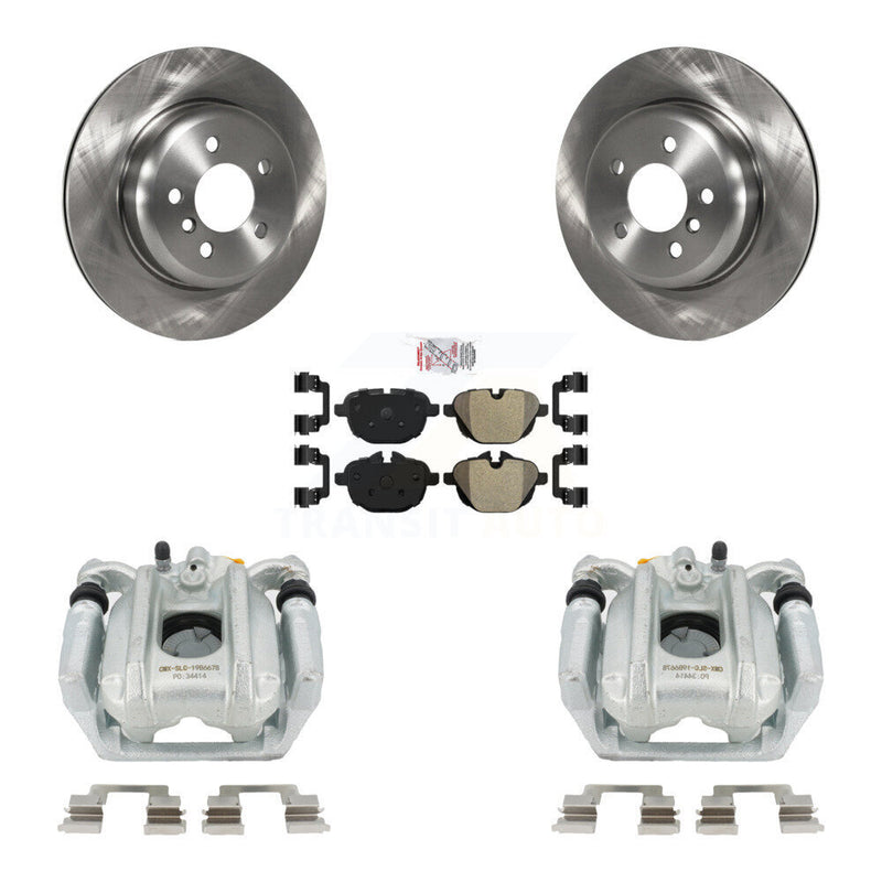 Transit Auto KC8-100683N Disc Brake Kit for 2011-2016 BMW 535d, BMW 535i, BMW 528i xDrive & more - Rear product image