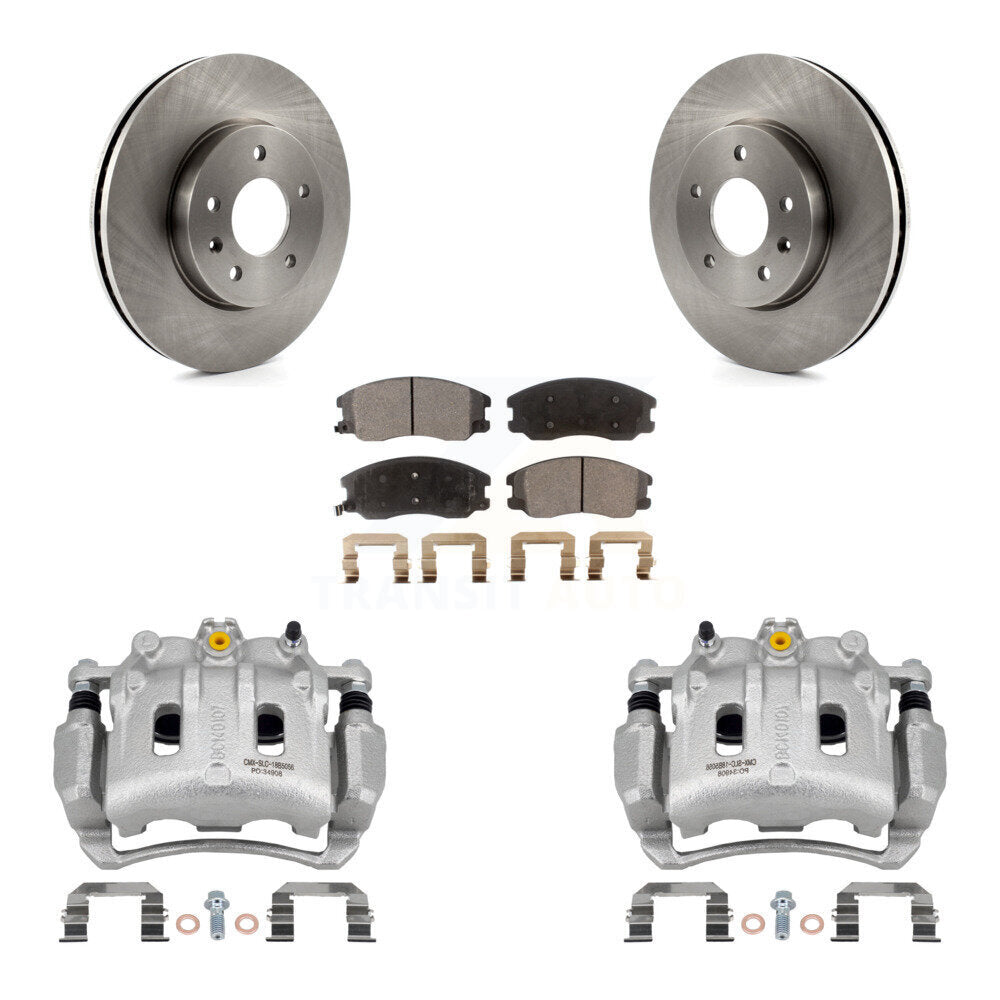 Transit Auto KC8-100687T Disc Brake Kit for 2007-2015 Chevrolet Captiva Sport, Saturn Vue, Chevrolet Equinox & more - Front product image
