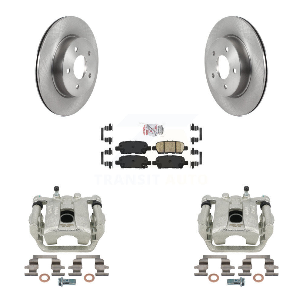 Transit Auto KC8-100688N Disc Brake Kit for 2017-2019 Nissan Rogue Sport, Nissan LEAF - Rear product image