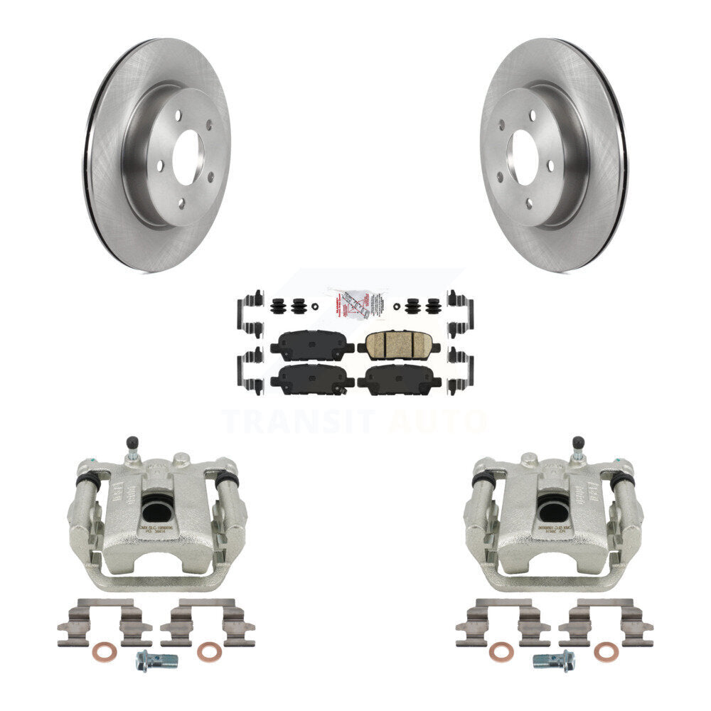 Transit Auto KC8-100689N Disc Brake Kit for 2017-2019 Nissan Rogue Sport, Nissan LEAF - Rear product image