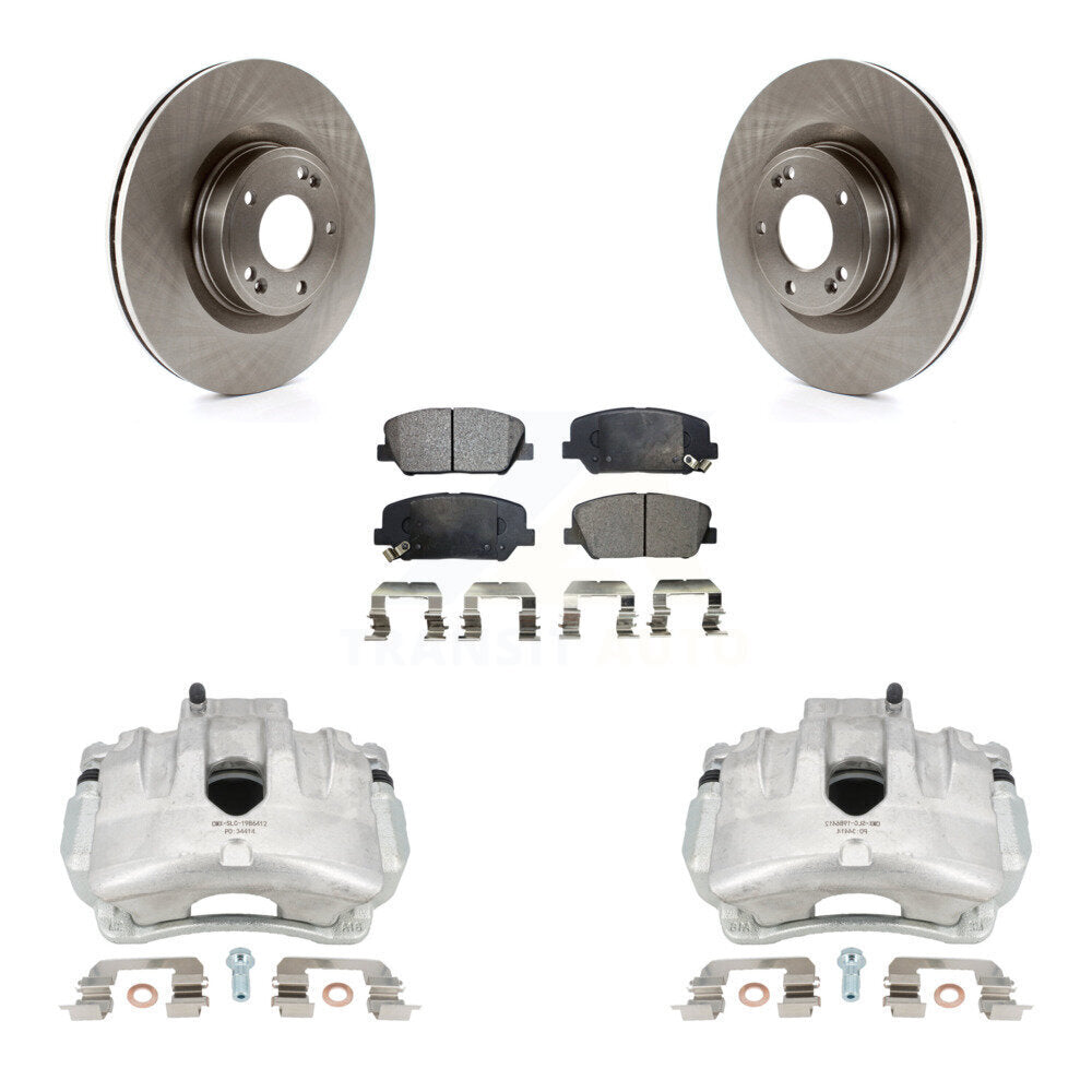 Transit Auto KC8-100689T Disc Brake Kit for 2014-2016 Hyundai Genesis Coupe - Front product image
