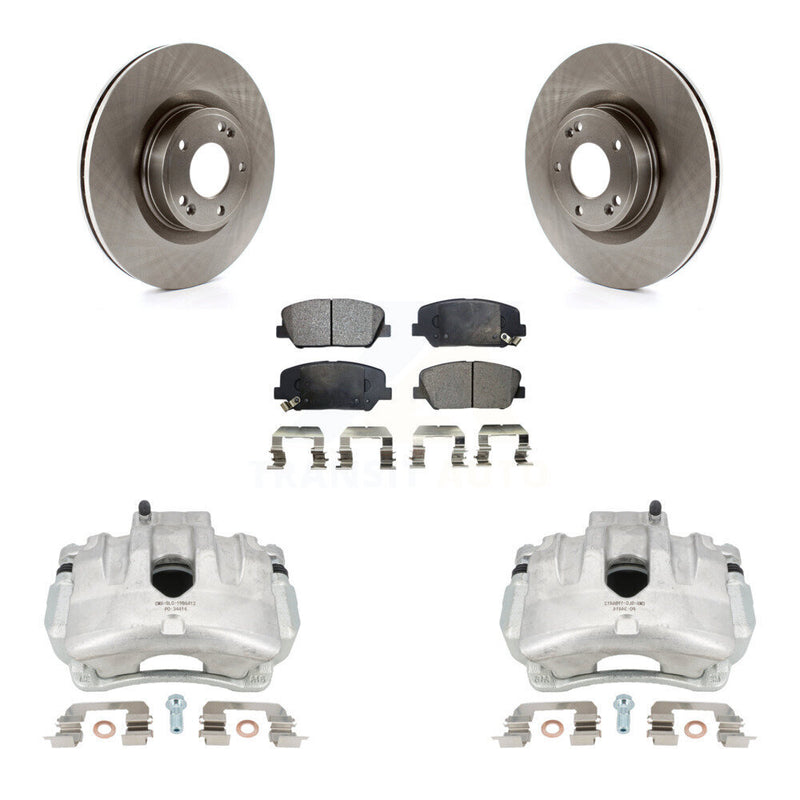 Transit Auto KC8-100689T Disc Brake Kit for 2014-2016 Hyundai Genesis Coupe - Front product image