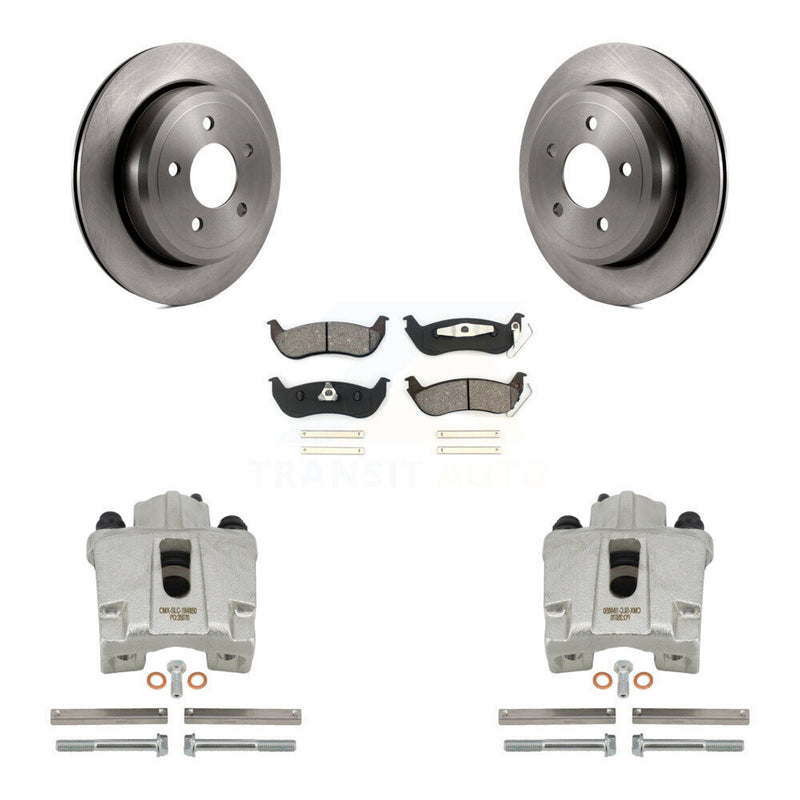 Transit Auto KC8-100690S Disc Brake Kit for 2003-2011 Ford Crown Victoria, Mercury Grand Marquis, Mercury Marauder - Rear product image