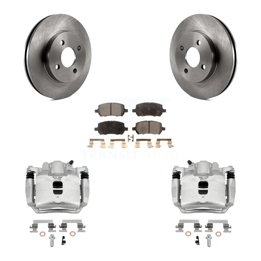 Transit Auto KC8-100690T Disc Brake Kit for 2003-2007 Chevrolet Cobalt, Pontiac Pursuit, Saturn Ion - Front product image