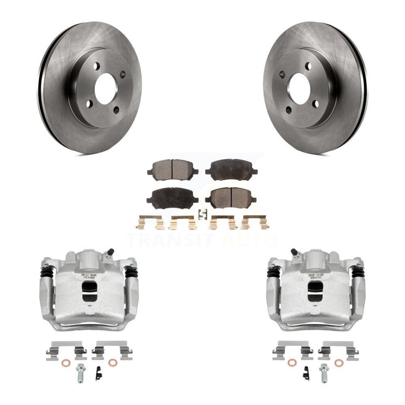 Transit Auto KC8-100690T Disc Brake Kit for 2003-2007 Chevrolet Cobalt, Pontiac Pursuit, Saturn Ion - Front product image