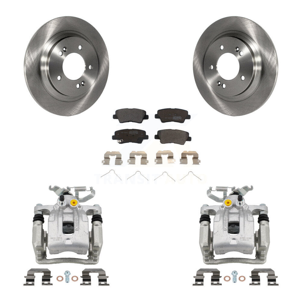 Transit Auto KC8-100693P Disc Brake Kit for 2017-2019 Kia Niro, Hyundai Ioniq - Rear product image
