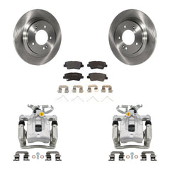 Transit Auto KC8-100693P Disc Brake Kit for 2017-2019 Kia Niro, Hyundai Ioniq - Rear product image