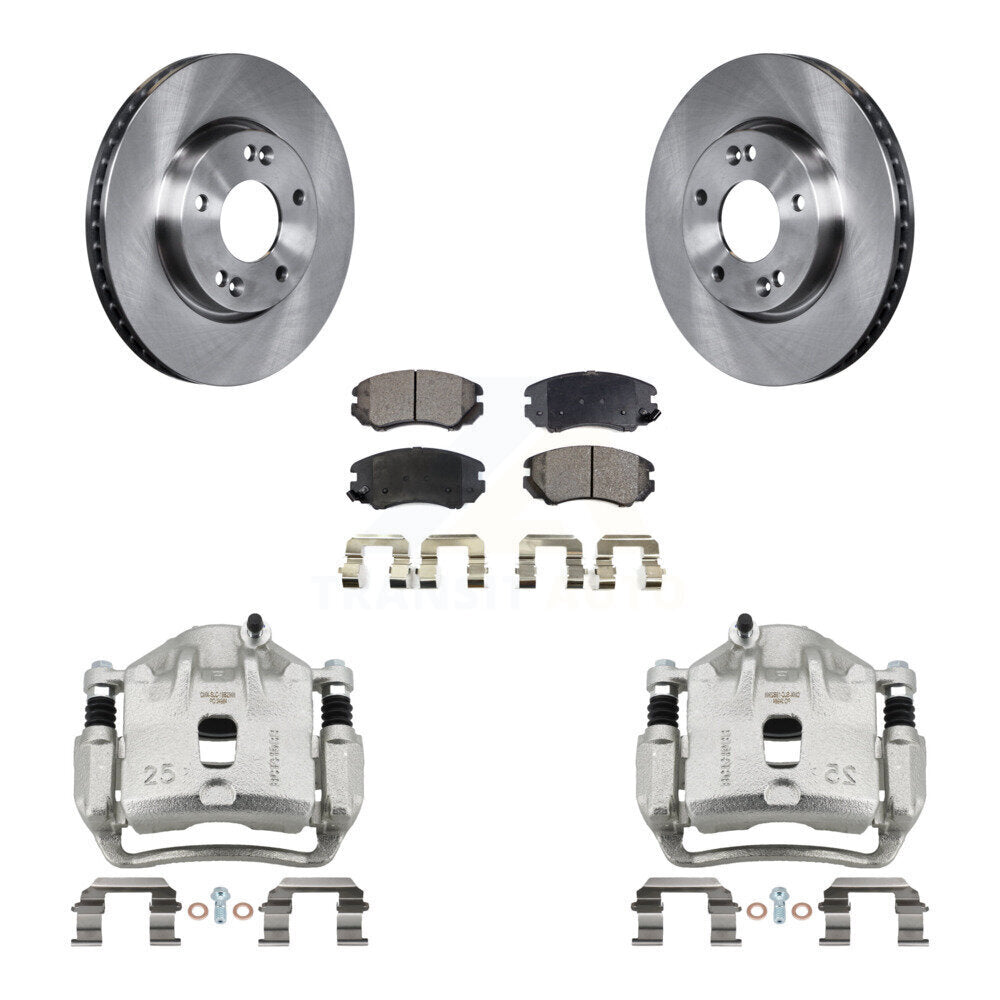 Transit Auto KC8-100696T Disc Brake Kit for 2010-2011 Kia Soul - Front product image