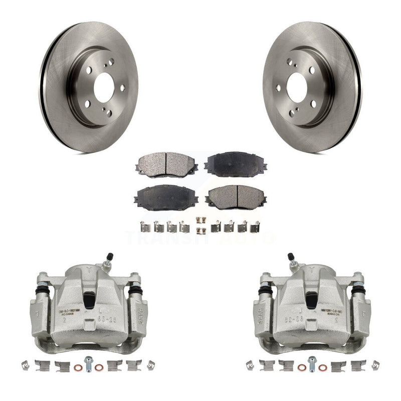 Transit Auto KC8-100703T Disc Brake Kit for 2008-2018 Toyota RAV4, Toyota Prius V, Lexus HS250h & more - Front product image