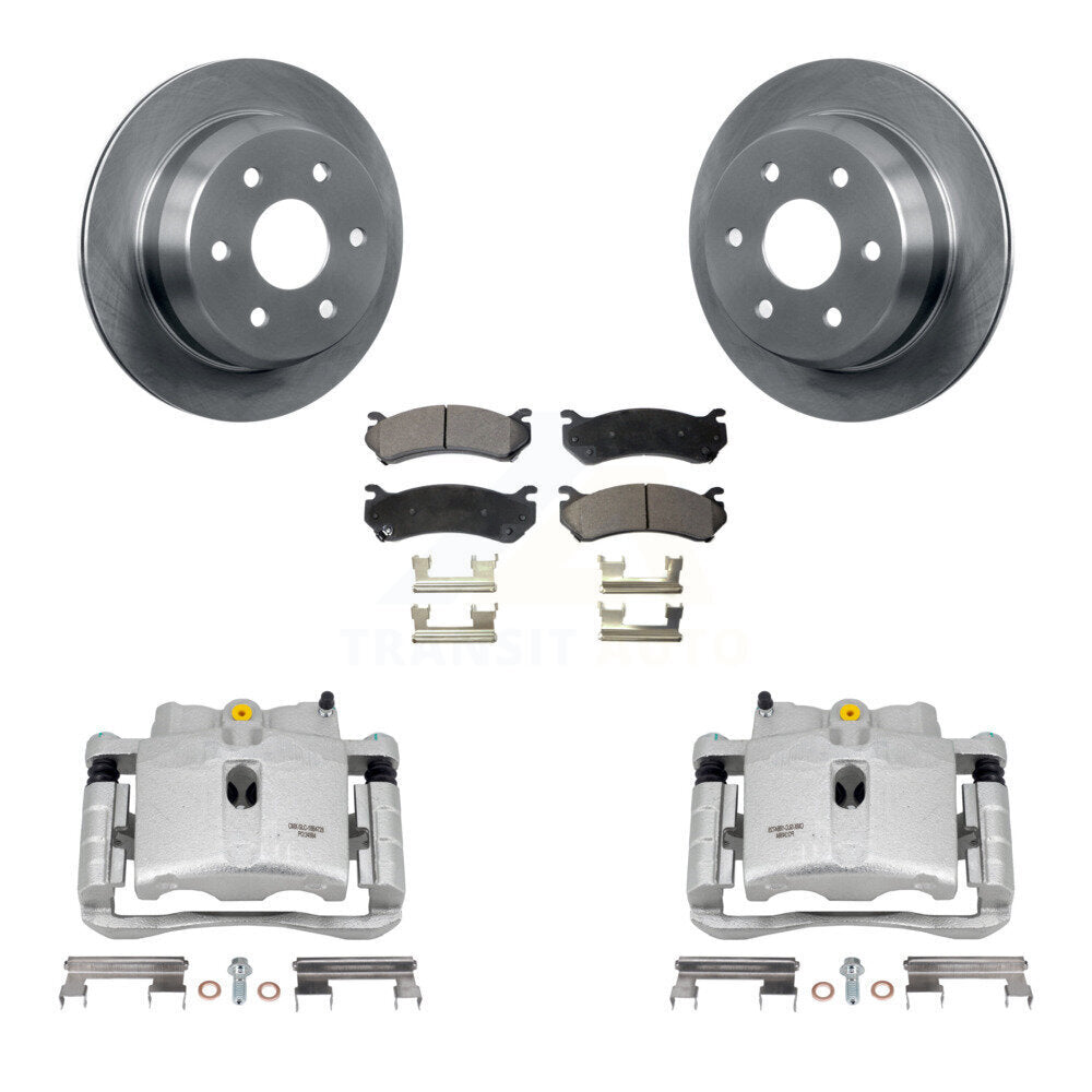 Transit Auto KC8-100704P Disc Brake Kit for 2003 Chevrolet Silverado 2500, Chevrolet Silverado 2500 HD, Chevrolet Suburban 2500 & more - Rear product image