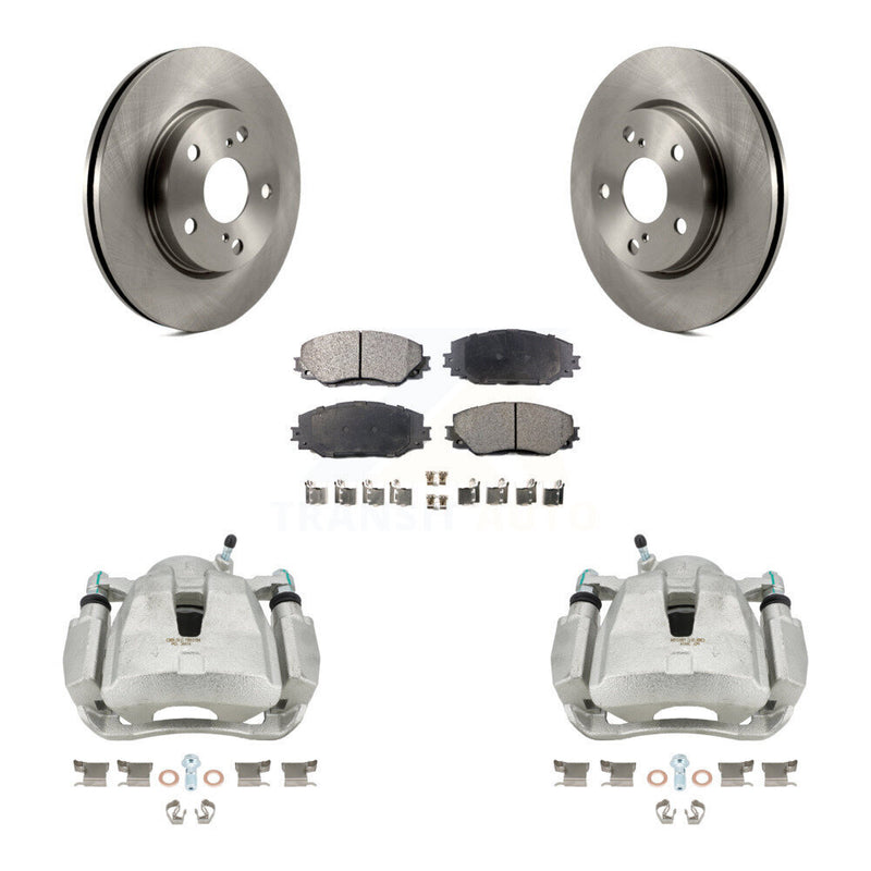 Transit Auto KC8-100706T Disc Brake Kit for 2013-2015 Toyota RAV4 - Front product image
