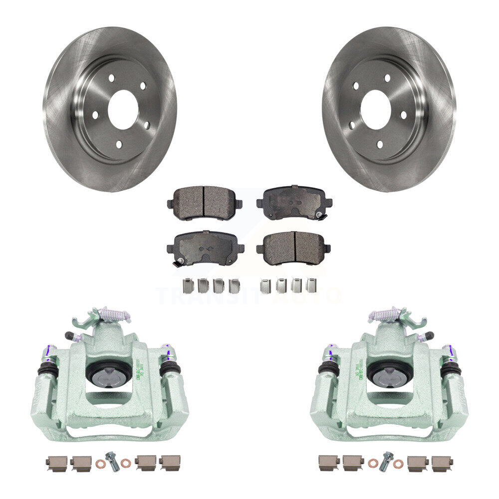 Transit Auto KC8-100707P Disc Brake Kit for 2008-2012 Ram C/V, Volkswagen Routan, Chrysler Town & Country & more - Rear product image