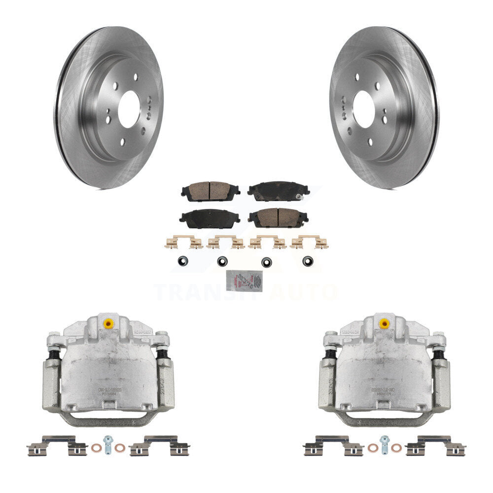 Transit Auto KC8-100710N Disc Brake Kit for 2019 Chevrolet Silverado 1500 LD, GMC Sierra 1500 Limited - Rear product image