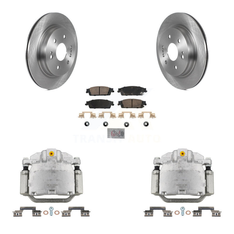 Transit Auto KC8-100710N Disc Brake Kit for 2019 Chevrolet Silverado 1500 LD, GMC Sierra 1500 Limited - Rear product image
